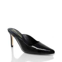 COSMO 80 - Charol Negro Regina Romero Zapato Zapatilla Tacon Alto Para Dama En Piel 15 COSMO 80 - Charol Negro Regina Romero Zapato Zapatilla Tacon Alto Para Dama En Piel -Reginaromero Regina Romero zapatilla mule Cinzia charol negro piel 3