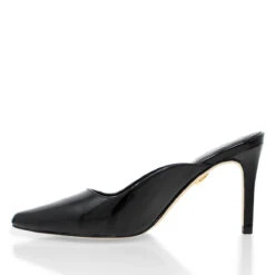COSMO 80 - Charol Negro Regina Romero Zapato Zapatilla Tacon Alto Para Dama En Piel 16 COSMO 80 - Charol Negro Regina Romero Zapato Zapatilla Tacon Alto Para Dama En Piel -Reginaromero Regina Romero zapatilla mule Cinzia charol negro piel 4