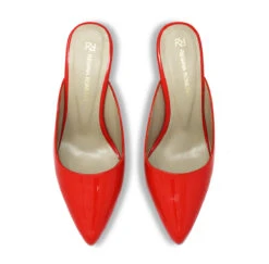 COSMO 80 - Charol Rojo Geranio Regina Romero Zapato Zapatilla Tacon Alto Para Dama En Piel 17 COSMO 80 - Charol Rojo Geranio Regina Romero Zapato Zapatilla Tacon Alto Para Dama En Piel -Reginaromero Regina Romero zapatilla mule Cinzia charol rojo piel 2