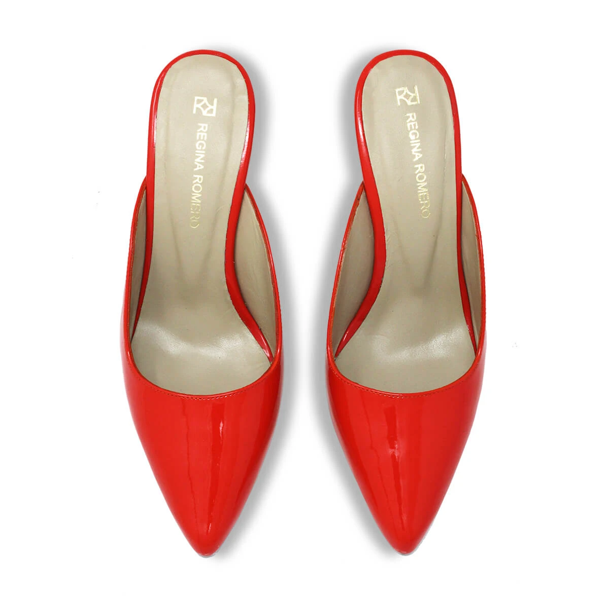 COSMO 80 - Charol Rojo Geranio Regina Romero Zapato Zapatilla Tacon Alto Para Dama En Piel 9 COSMO 80 - Charol Rojo Geranio Regina Romero Zapato Zapatilla Tacon Alto Para Dama En Piel - Imagen 7