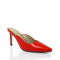 COSMO 80 - Charol Rojo Geranio Regina Romero Zapato Zapatilla Tacon Alto Para Dama En Piel 15 COSMO 80 - Charol Rojo Geranio Regina Romero Zapato Zapatilla Tacon Alto Para Dama En Piel -Reginaromero Regina Romero zapatilla mule Cinzia charol rojo piel 3