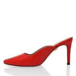 COSMO 80 - Charol Rojo Geranio Regina Romero Zapato Zapatilla Tacon Alto Para Dama En Piel 16 COSMO 80 - Charol Rojo Geranio Regina Romero Zapato Zapatilla Tacon Alto Para Dama En Piel -Reginaromero Regina Romero zapatilla mule Cinzia charol rojo piel 4