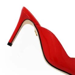 COSMO 80 - Charol Rojo Geranio Regina Romero Zapato Zapatilla Tacon Alto Para Dama En Piel 18 COSMO 80 - Charol Rojo Geranio Regina Romero Zapato Zapatilla Tacon Alto Para Dama En Piel -Reginaromero Regina Romero zapatilla mule Cinzia charol rojo piel 5