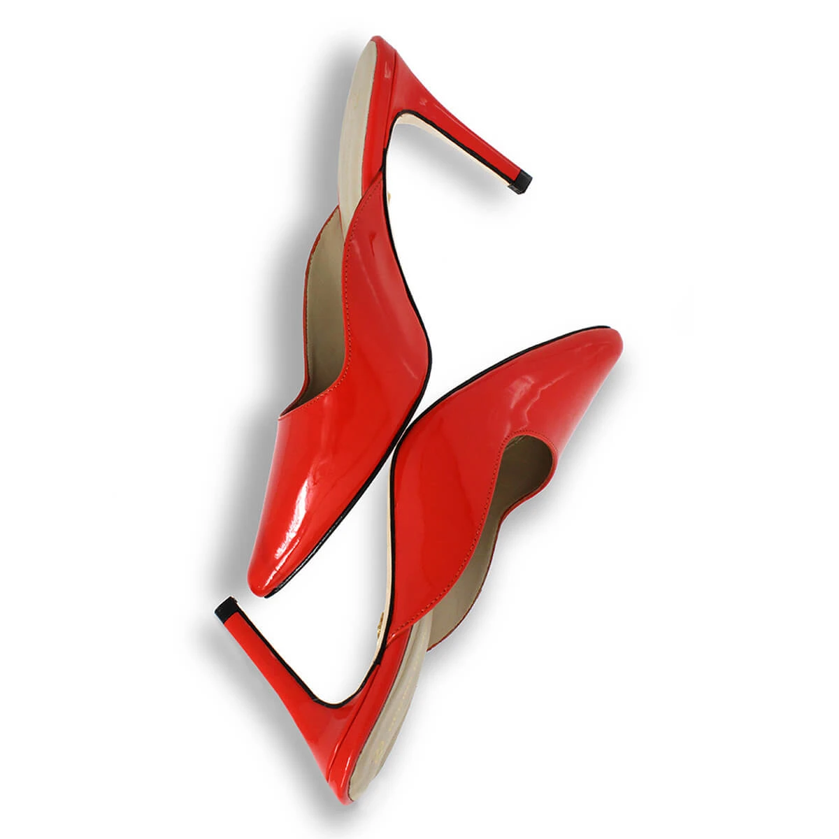 COSMO 80 - Charol Rojo Geranio Regina Romero Zapato Zapatilla Tacon Alto Para Dama En Piel 11 COSMO 80 - Charol Rojo Geranio Regina Romero Zapato Zapatilla Tacon Alto Para Dama En Piel - Imagen 9