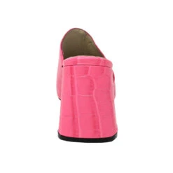 DENISE 80 - Rosa Regina Romero Zapato Zapatilla Tacon Alto Para Dama En Piel 18 DENISE 80 - Rosa Regina Romero Zapato Zapatilla Tacon Alto Para Dama En Piel -Reginaromero Regina Romero zapatilla mule Denisse croco rosa piel 6