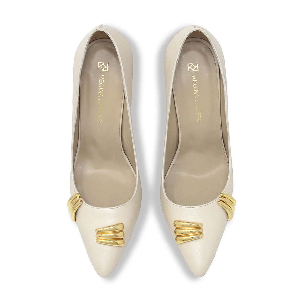 RENI 105 - Latte Regina Romero Zapato Zapatilla Tacon Alto Para Dama En Piel 10 RENI 105 - Latte Regina Romero Zapato Zapatilla Tacon Alto Para Dama En Piel - Imagen 8