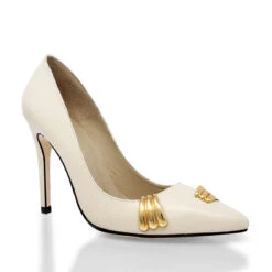 RENI 105 - Latte Regina Romero Zapato Zapatilla Tacon Alto Para Dama En Piel 18 RENI 105 - Latte Regina Romero Zapato Zapatilla Tacon Alto Para Dama En Piel -Reginaromero Regina Romero zapatilla pump Reni charol latte piel 3