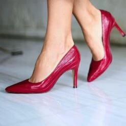 ROUS 75 - Lipstick Rosa Regina Romero Zapato Zapatilla Tacon Alto Para Dama En Piel 12 ROUS 75 - Lipstick Rosa Regina Romero Zapato Zapatilla Tacon Alto Para Dama En Piel -Reginaromero Regina Romero zapatilla pump Rous charol rosa 11