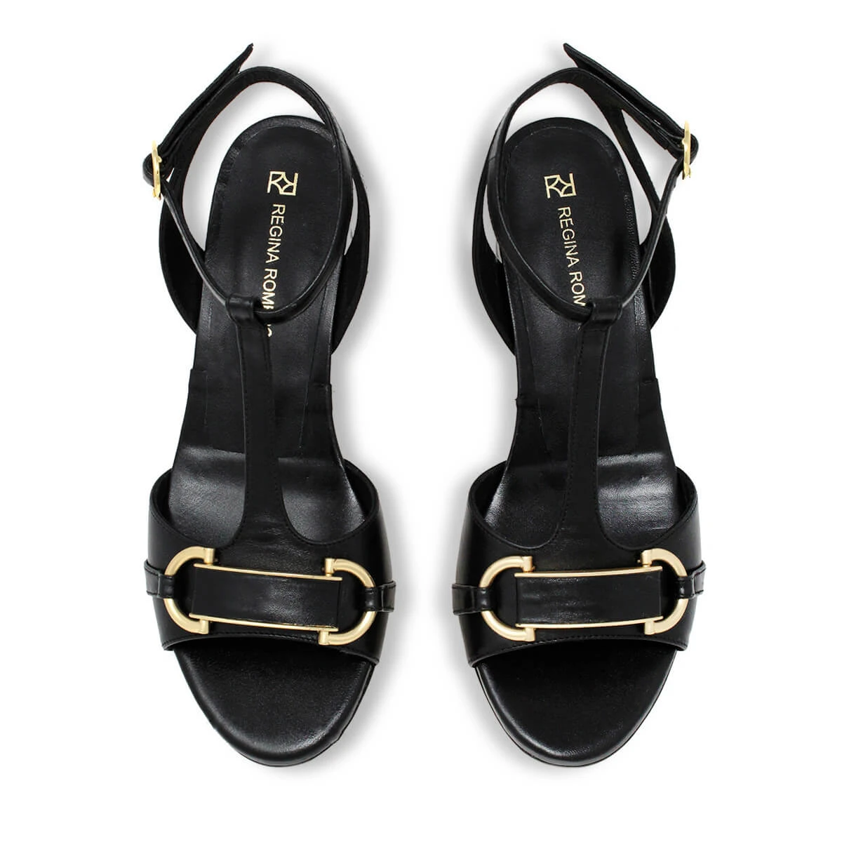 ARIZONA 55 - Negro Regina Romero Zapato Sandalia Zapatilla Tacon Bajo Para Dama En Piel 9 ARIZONA 55 - Negro Regina Romero Zapato Sandalia Zapatilla Tacon Bajo Para Dama En Piel - Imagen 7