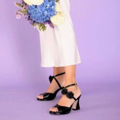 GODIVA 85 - Negro Regina Romero Zapato Zapatilla Tacon Alto Para Dama En Piel 11 GODIVA 85 - Negro Regina Romero Zapato Zapatilla Tacon Alto Para Dama En Piel -Reginaromero Regina Romero zapatilla sandalia Godiva negro piel preorder 13