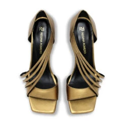 HADA 100 - Oro Viejo Regina Romero Zapato Sandalia Zapatilla Tacon Alto Para Dama En Piel 22 HADA 100 - Oro Viejo Regina Romero Zapato Sandalia Zapatilla Tacon Alto Para Dama En Piel -Reginaromero Regina Romero zapatilla sandalia Hada oroviejo piel 2