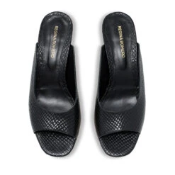 HOLBOX 60 - Negro Regina Romero Zapato Sandalia Zapatilla Tacon Bajo Para Dama En Piel -Reginaromero Regina Romero zapatilla sandalia Holbox negro piel 2 97356343 6b20 43de 897a df12badb8eca