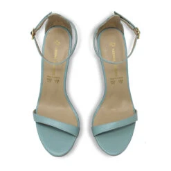 YVETTE 85 - Menta Regina Romero Zapato Sandalia Zapatilla Tacon Alto Para Dama En Piel -Reginaromero Regina Romero zapatilla sandalia Ivette menta piel 2 9adad90a a126 4635 9c4e 22cf36123d5e