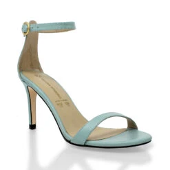 YVETTE 85 - Menta Regina Romero Zapato Sandalia Zapatilla Tacon Alto Para Dama En Piel -Reginaromero Regina Romero zapatilla sandalia Ivette menta piel 3 76f72648 184f 4072 bb9b 23d6dcabddbe