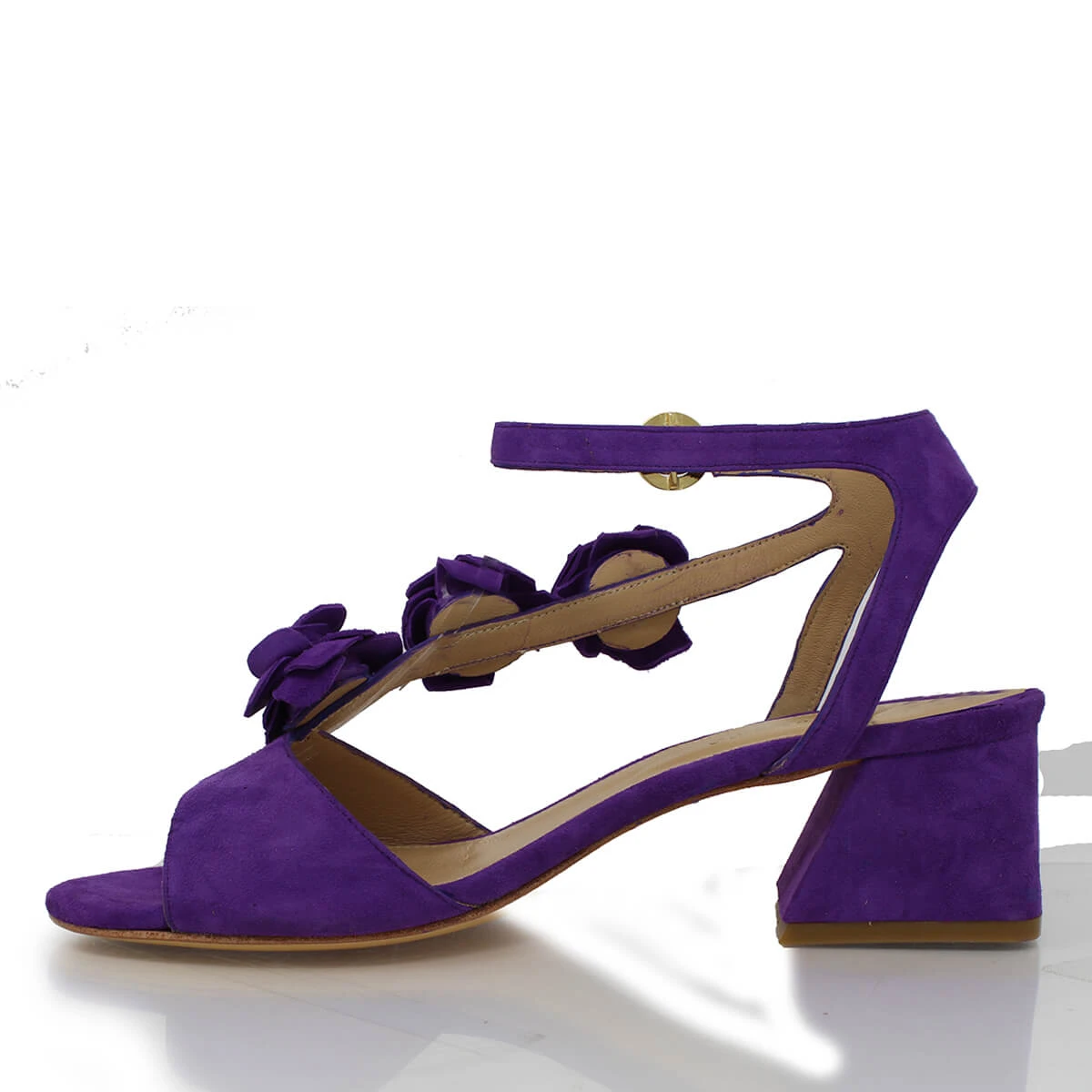 MIRACLE 50 - Morado Regina Romero Zapato Sandalia Zapatilla Tacon Bajo Para Dama En Piel 8 MIRACLE 50 - Morado Regina Romero Zapato Sandalia Zapatilla Tacon Bajo Para Dama En Piel - Imagen 6