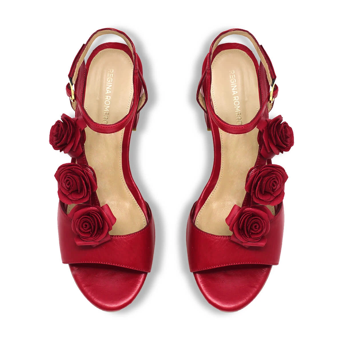 MIRACLE 50 - Rojo Regina Romero Zapato Sandalia Zapatilla Tacon Bajo Para Dama En Piel 9 MIRACLE 50 - Rojo Regina Romero Zapato Sandalia Zapatilla Tacon Bajo Para Dama En Piel - Imagen 7