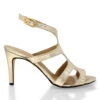 MILA 85 - Oro Regina Romero Zapato Sandalia Zapatilla Tacon Alto Para Dama En Piel 1 MILA 85 - Oro Regina Romero Zapato Sandalia Zapatilla Tacon Alto Para Dama En Piel -Reginaromero Regina Romero zapatilla sandalia Mila oro piel 1