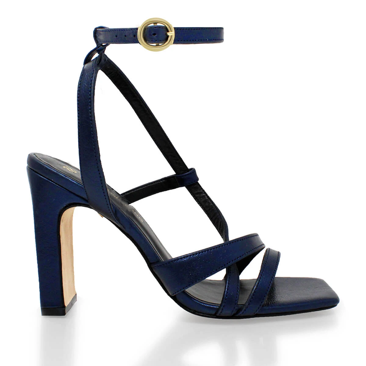 PIA 100 - Azul Metalico Regina Romero Zapato Sandalia Zapatilla Tacon Alto Para Dama En Piel 3 PIA 100 - Azul Metalico Regina Romero Zapato Sandalia Zapatilla Tacon Alto Para Dama En Piel