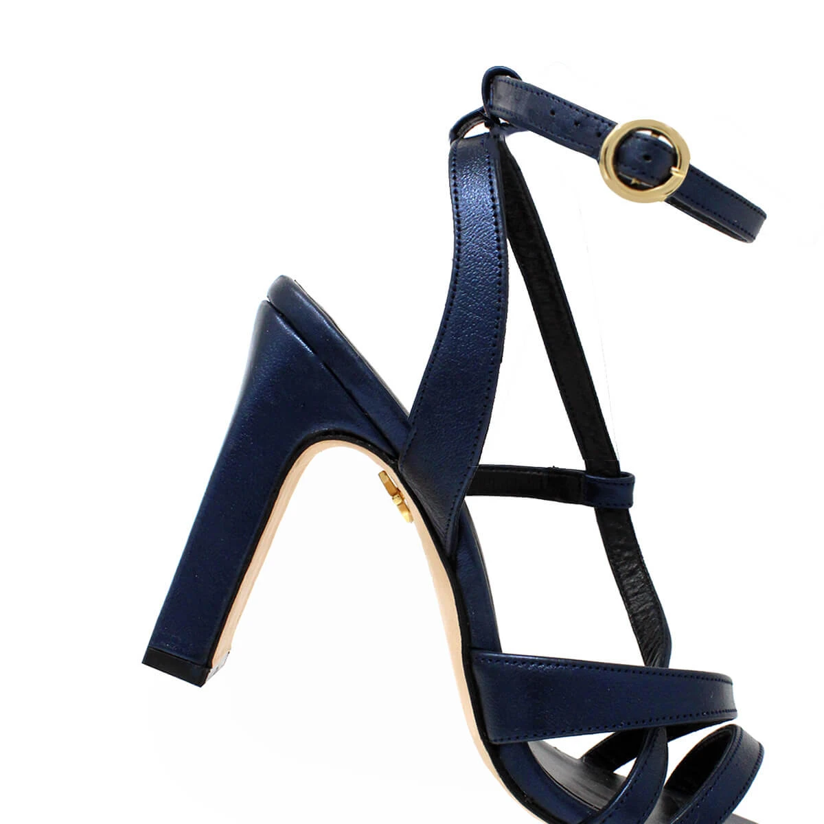 PIA 100 - Azul Metalico Regina Romero Zapato Sandalia Zapatilla Tacon Alto Para Dama En Piel 12 PIA 100 - Azul Metalico Regina Romero Zapato Sandalia Zapatilla Tacon Alto Para Dama En Piel - Imagen 10