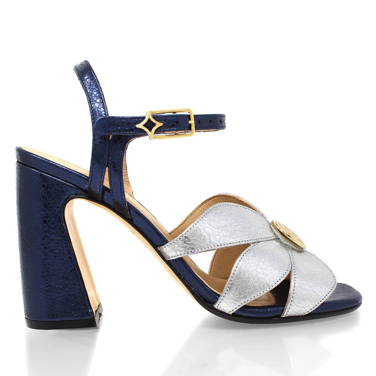 TRIXIE 95 - Azul Metalico Regina Romero Zapato Zapatilla Tacon Alto Para Dama En Piel 3 TRIXIE 95 - Azul Metalico Regina Romero Zapato Zapatilla Tacon Alto Para Dama En Piel