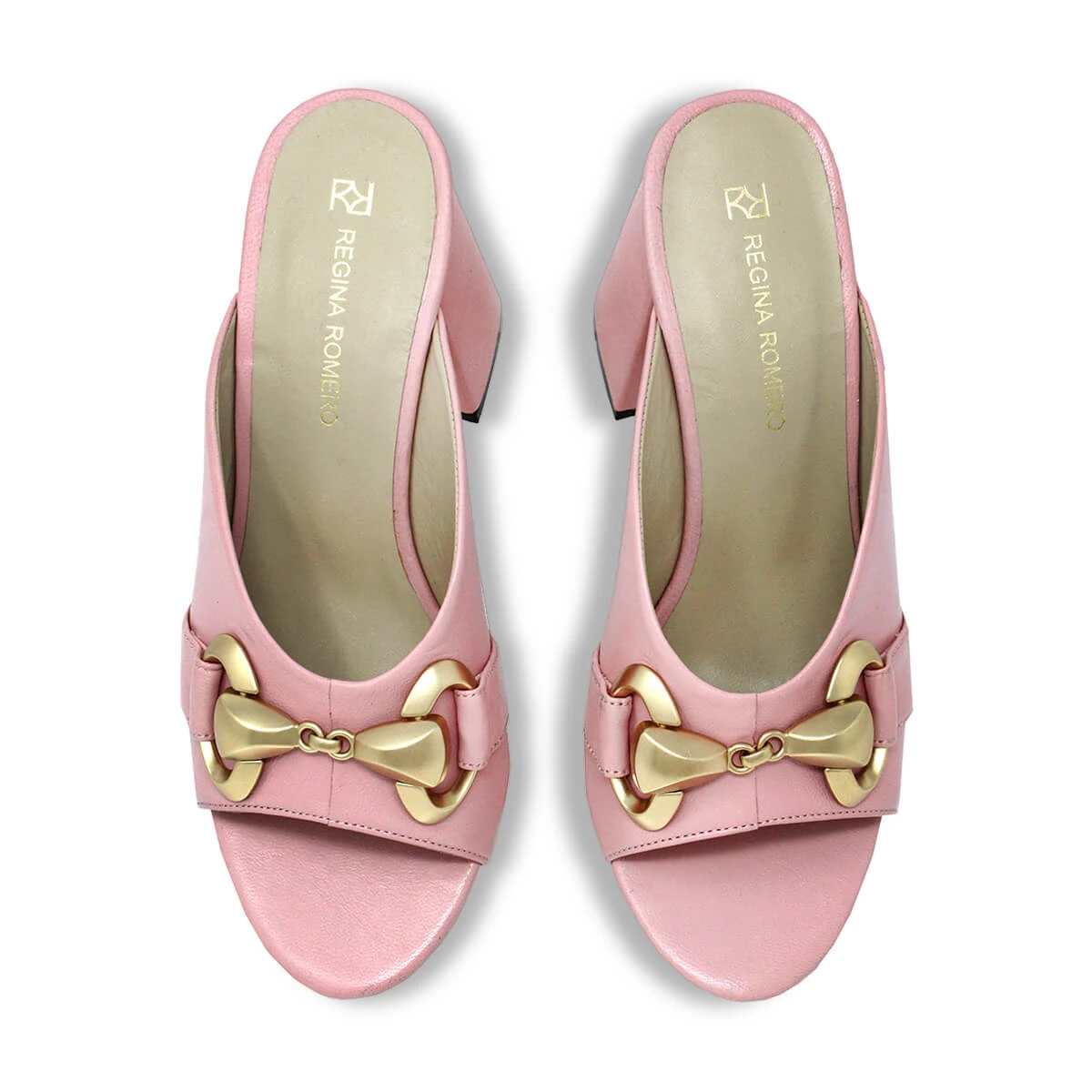 BASS 75 - Rosa Claro Regina Romero Zapato Sandalia Zapatilla Tacon Alto Para Dama En Piel 10 BASS 75 - Rosa Claro Regina Romero Zapato Sandalia Zapatilla Tacon Alto Para Dama En Piel - Imagen 8