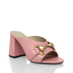 BASS 75 - Rosa Claro Regina Romero Zapato Sandalia Zapatilla Tacon Alto Para Dama En Piel 17 BASS 75 - Rosa Claro Regina Romero Zapato Sandalia Zapatilla Tacon Alto Para Dama En Piel -Reginaromero Regina Romero zapatilla sandalia mule Bass rosa claro piel 3