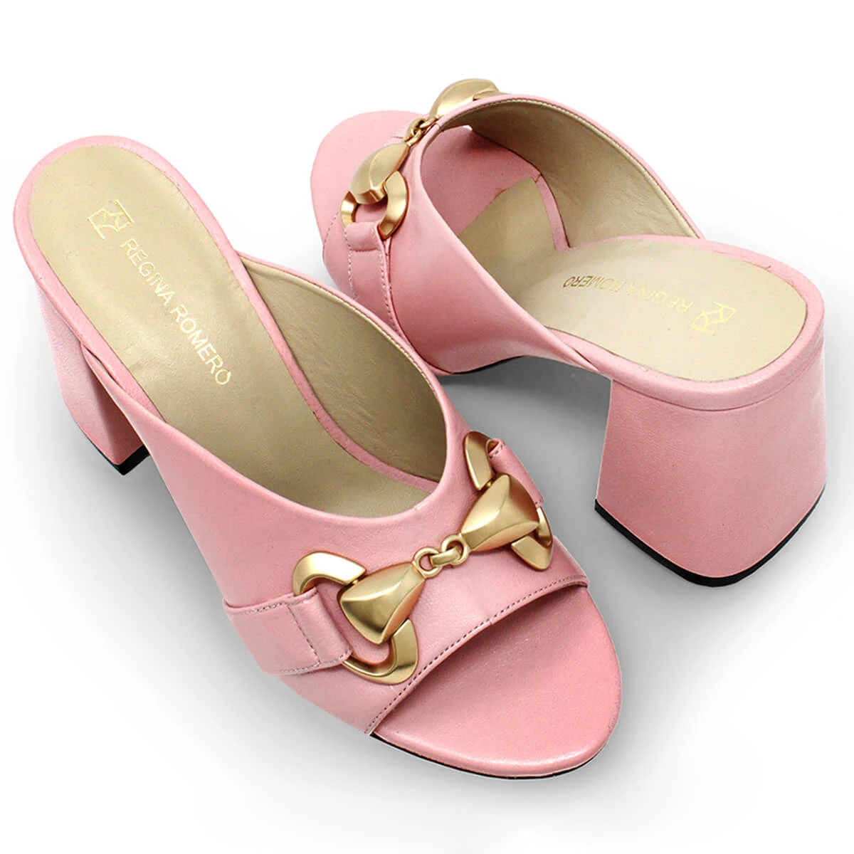 BASS 75 - Rosa Claro Regina Romero Zapato Sandalia Zapatilla Tacon Alto Para Dama En Piel 12 BASS 75 - Rosa Claro Regina Romero Zapato Sandalia Zapatilla Tacon Alto Para Dama En Piel - Imagen 10