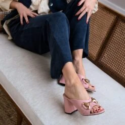 BASS 75 - Rosa Claro Regina Romero Zapato Sandalia Zapatilla Tacon Alto Para Dama En Piel 15 BASS 75 - Rosa Claro Regina Romero Zapato Sandalia Zapatilla Tacon Alto Para Dama En Piel -Reginaromero Regina Romero zapatilla sandalia mule Bass rosa claro piel 9