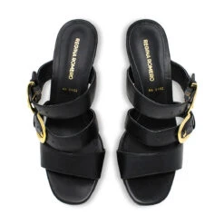 BALI 95 - Negro Regina Romero Zapato Sandalia Zapatilla Tacon Alto Para Dama En Piel 13 BALI 95 - Negro Regina Romero Zapato Sandalia Zapatilla Tacon Alto Para Dama En Piel -Reginaromero Regina Romero zapatilla sandalia plataforma Bali negro piel 2