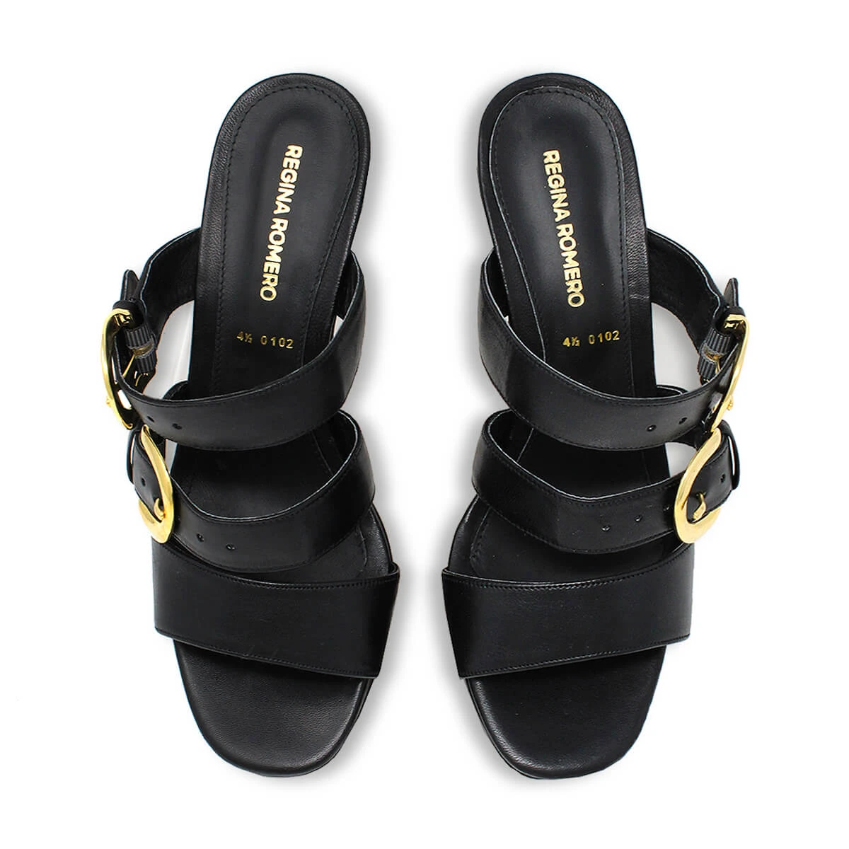 BALI 95 - Negro Regina Romero Zapato Sandalia Zapatilla Tacon Alto Para Dama En Piel 8 BALI 95 - Negro Regina Romero Zapato Sandalia Zapatilla Tacon Alto Para Dama En Piel - Imagen 6