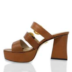 BALI 95 - Miel Regina Romero Zapato Sandalia Zapatilla Tacon Alto Para Dama En Piel 12 BALI 95 - Miel Regina Romero Zapato Sandalia Zapatilla Tacon Alto Para Dama En Piel -Reginaromero Regina Romero zapatilla sandalia plataforma Bali tan piel 4