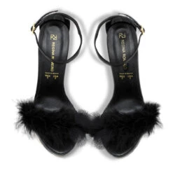 CARRIE 125 - Negro Regina Romero Zapato Sandalia Plataforma Tacon Alto Para Dama En Piel -Reginaromero Regina Romero zapatilla sandalia plataforma Kara negro piel 2