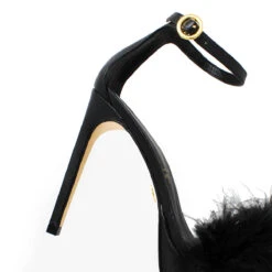 CARRIE 125 - Negro Regina Romero Zapato Sandalia Plataforma Tacon Alto Para Dama En Piel -Reginaromero Regina Romero zapatilla sandalia plataforma Kara negro piel 5