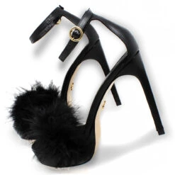 CARRIE 125 - Negro Regina Romero Zapato Sandalia Plataforma Tacon Alto Para Dama En Piel -Reginaromero Regina Romero zapatilla sandalia plataforma Kara negro piel 7