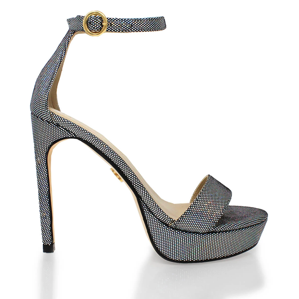 LAURA 125 - Glitter Plata Regina Romero Zapato Sandalia Plataforma Tacon Alto Para Dama En Piel 3 LAURA 125 - Glitter Plata Regina Romero Zapato Sandalia Plataforma Tacon Alto Para Dama En Piel