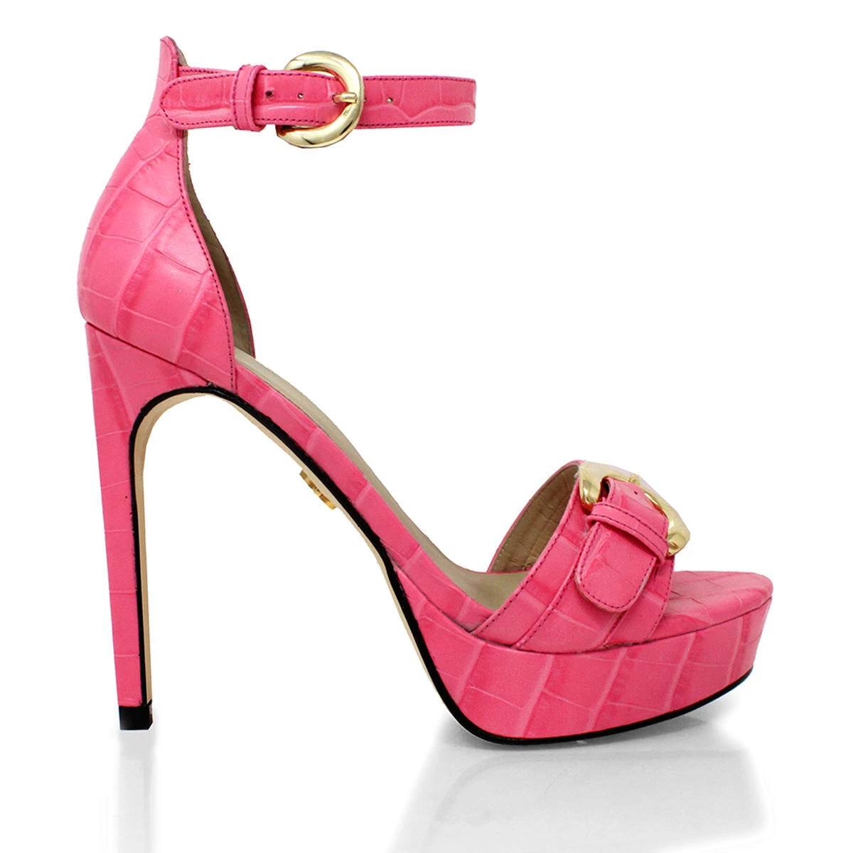 TROPEZ 135 - Rosa Regina Romero Zapato Sandalia Plataforma Tacon Alto Para Dama En Piel 3 TROPEZ 135 - Rosa Regina Romero Zapato Sandalia Plataforma Tacon Alto Para Dama En Piel