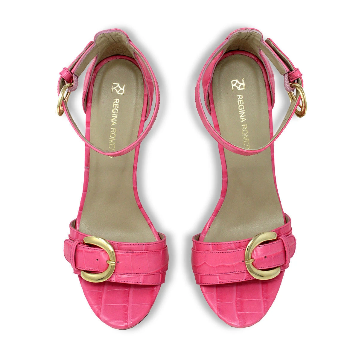TROPEZ 135 - Rosa Regina Romero Zapato Sandalia Plataforma Tacon Alto Para Dama En Piel 8 TROPEZ 135 - Rosa Regina Romero Zapato Sandalia Plataforma Tacon Alto Para Dama En Piel - Imagen 6