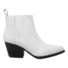 MADDIE 60 - Blanco Regina Romero Zapato Bota Botin Tacon Bajo Para Dama En Piel -Reginaromero Regina Romero zapato botin bota Maddie piel Snake Blanco 1 f59a7d08 bd97 4fc1 b93a 17dc46c318e8