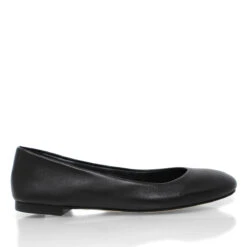 IZAR - Negro Regina Romero Zapato Flat Balerina De Piso Para Dama En Piel