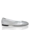 IZAR - Plata Regina Romero Zapato Flat Balerina De Piso Para Dama En Piel 1 IZAR - Plata Regina Romero Zapato Flat Balerina De Piso Para Dama En Piel -Reginaromero Regina Romero zapato flat Izar plata piel 1