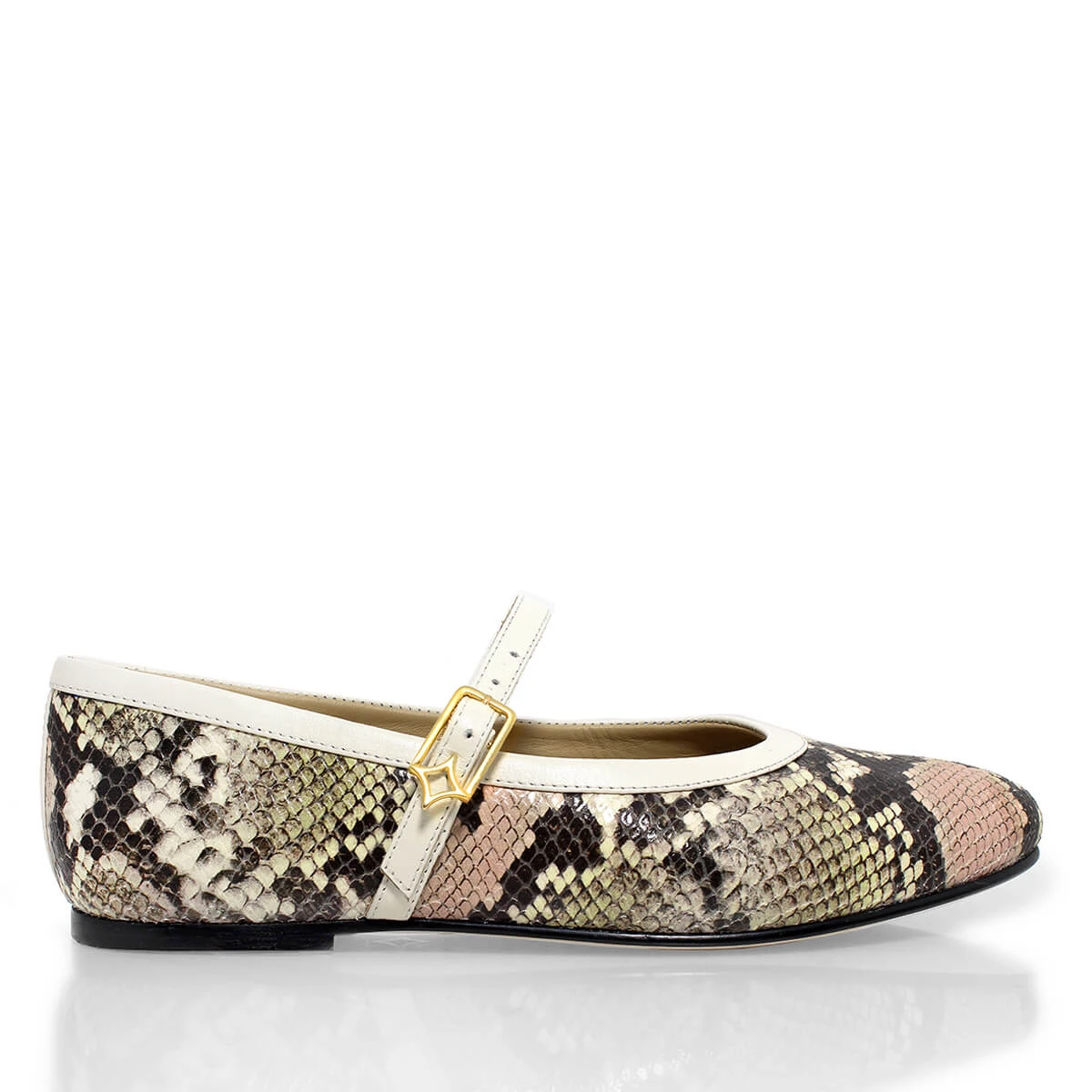 CLAIRE - Beige Regina Romero Zapato Flat Balerina De Piso Para Dama En Piel 3 CLAIRE - Beige Regina Romero Zapato Flat Balerina De Piso Para Dama En Piel