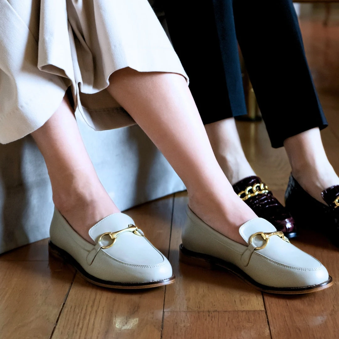 JUDY - Arena Regina Romero Zapato Mocasin De Piso Para Dama En Piel 4 JUDY - Arena Regina Romero Zapato Mocasin De Piso Para Dama En Piel - Imagen 2