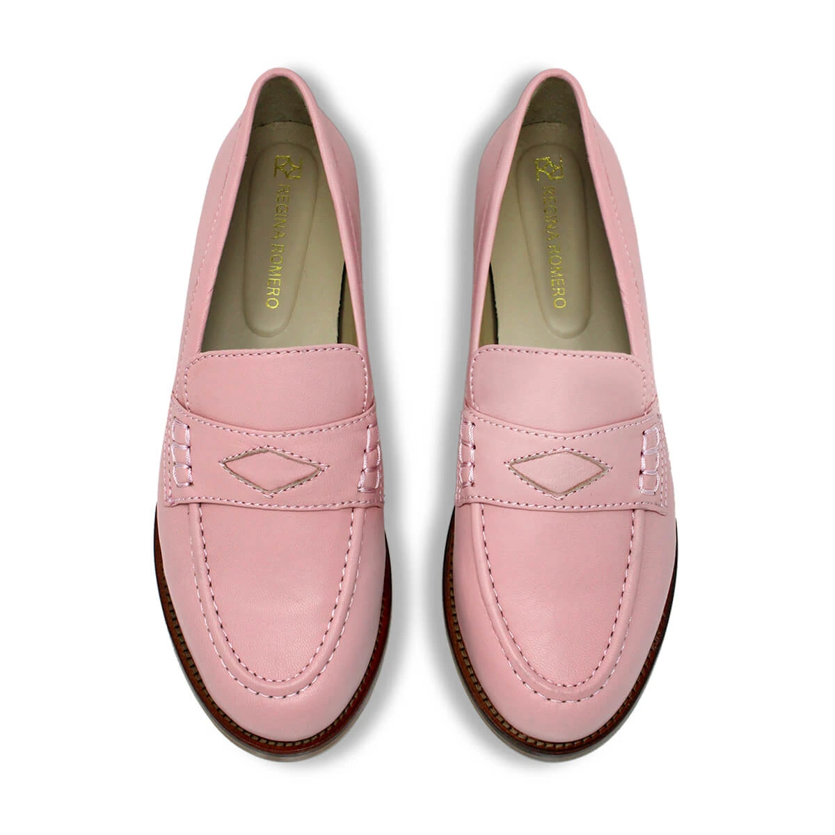 PENNY - Rosa Claro Regina Romero Zapato Mocasin De Piso Para Dama En Piel 10 PENNY - Rosa Claro Regina Romero Zapato Mocasin De Piso Para Dama En Piel - Imagen 8