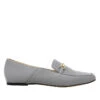 LUA - Gris Regina Romero Zapato Mocasin De Piso Para Dama En Piel -Reginaromero Regina Romero zapato mocasin de piso Lua gris piel 1