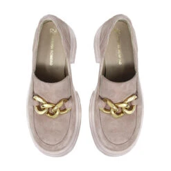 RAQUEL 65 - Gamuza Palo De Rosa Regina Romero Zapato Tenis Urbano Sport Para Dama En Piel -Reginaromero Regina Romero zapato mocasin plataforma Raquel rosa piel 2