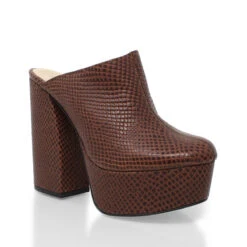 SUZETTE 135 - Tan Regina Romero Zapato Plataforma Tacon Alto Para Dama En Piel 11 SUZETTE 135 - Tan Regina Romero Zapato Plataforma Tacon Alto Para Dama En Piel -Reginaromero Regina Romero zapato mule plataforma Suzete cafe piel 3