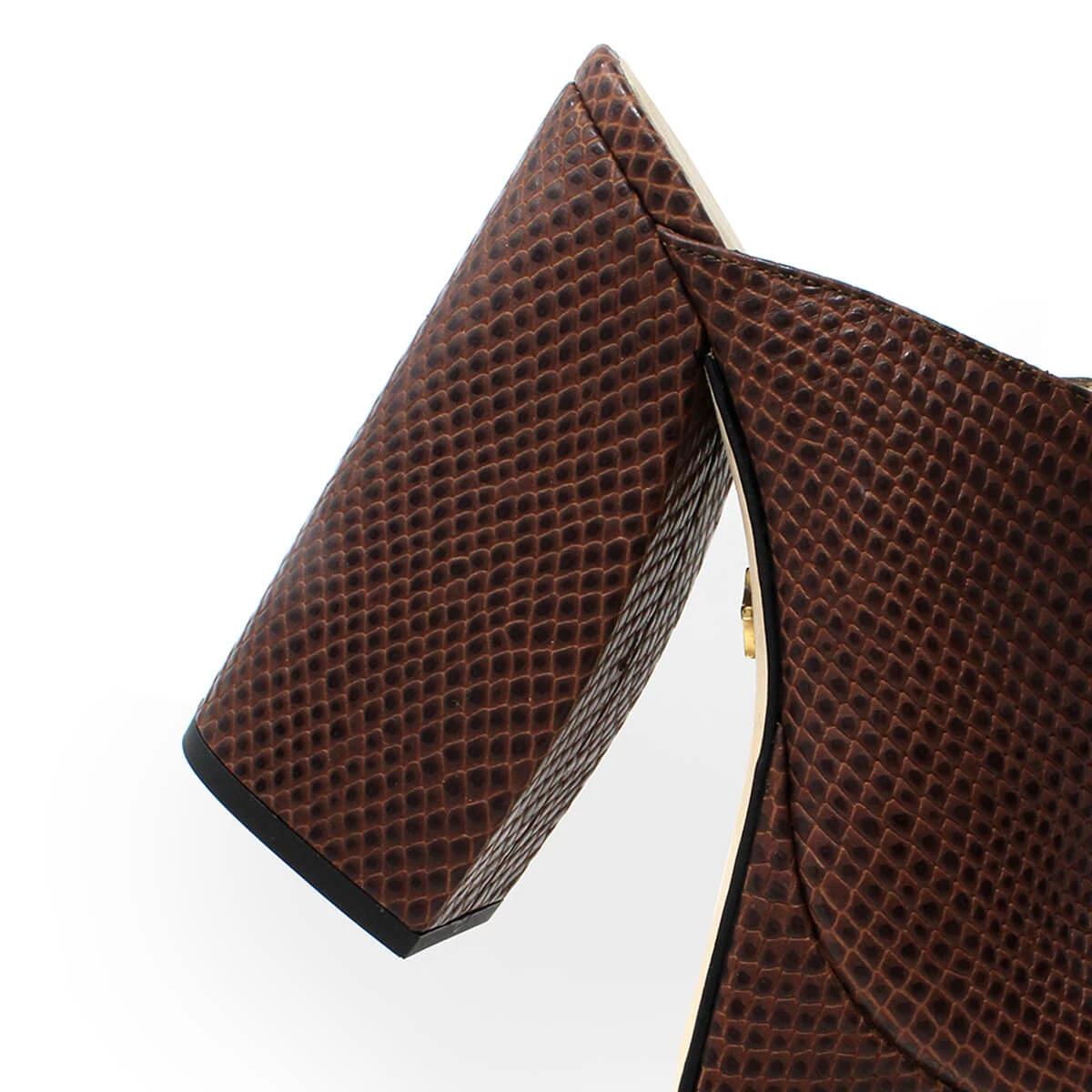 SUZETTE 135 - Tan Regina Romero Zapato Plataforma Tacon Alto Para Dama En Piel 8 SUZETTE 135 - Tan Regina Romero Zapato Plataforma Tacon Alto Para Dama En Piel - Imagen 6