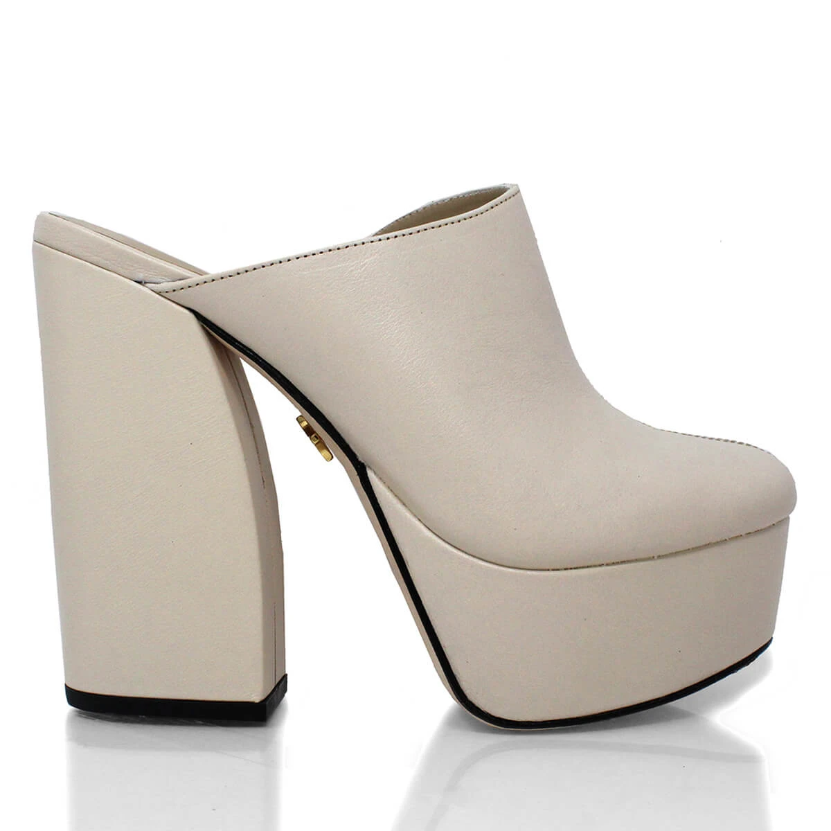 SUZETTE 135 - Latte Regina Romero Zapato Plataforma Tacon Alto Para Dama En Piel 3 SUZETTE 135 - Latte Regina Romero Zapato Plataforma Tacon Alto Para Dama En Piel