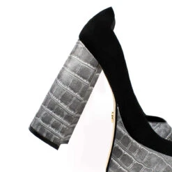 ROSE 150 - Plata Regina Romero Zapato Plataforma Tacon Alto Para Dama En Piel -Reginaromero Regina Romero zapato plataforma Rosa iman piel 5