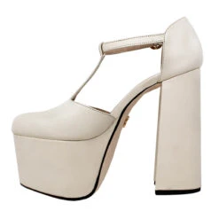 MON 150 - Latte Regina Romero Zapato Plataforma Tacon Alto Para Dama En Piel 20 MON 150 - Latte Regina Romero Zapato Plataforma Tacon Alto Para Dama En Piel -Reginaromero Regina Romero zapato plataforma tacon alto Mon 150 latte piel 3